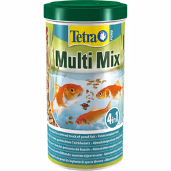 Tetra Pond Multi Mix, Complete Varied Fish Food Mixed Pond Fish, 1 Litre