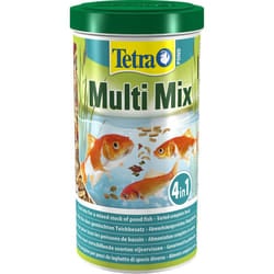 Tetra Pond Multi Mix, Complete Varied Fish Food Mixed Pond Fish, 1 Litre