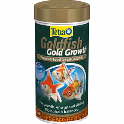 Tetra Goldfish Fish Food Gold Growth, Premium Food for All Goldfish, 250 ml