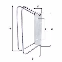 GAH-Alberts Single bicycle holder for mountain bikes