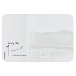 Sigel Artverum Magnetic Glass Board  With Rounded Corners 1800x1200mm