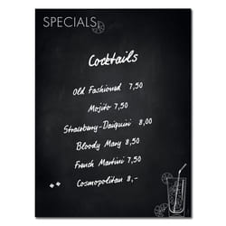 Sigel GL276 magnetic board Glass 1200 x 900 mm Black