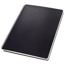The CONCEPTUM® spiral notepad is perfect for the contemporary business look: sturdy. versatile and practical. The durable dou ...
