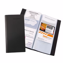 Sigel VZ172, Plastic, Black, 192 cards, 90 x 58 mm, 122 mm, 248 mm