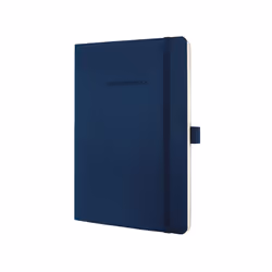 Your notes are organised efficiently and always on hand with the stylish lined notebook in approx. A5 format (13.5 x 21 cm) w ...