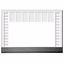 Functional desk pad. "Office". with a protective black plastic strip along the bottom edge. 40 sheets of high-quali ...