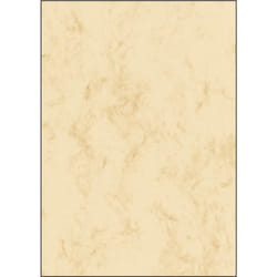 Sigel DP181 Marbled Writing Paper A4 beige, 90 gsm double sided (25 sheets)