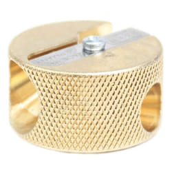 Mobius+Ruppert 0602 Classic M+R Sharpener with 2 Holes Gold Pack of 1