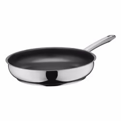 WMF Silit Calabria Fry Pan 28 cm, Round, All-purpose pan, Black, Stainless steel, Silitan, Stainless steel, Stainless steel