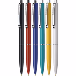 Schneider Schreibgeräte K 15, Clip, Clip-on retractable ballpoint pen, Refillable, Blue, Medium