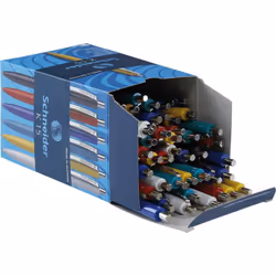 Schneider Schreibgeräte K 15 Blue Clip-on retractable ballpoint pen Medium