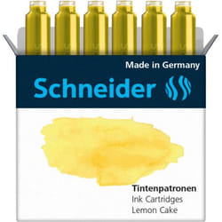 Schneider Schreibgeräte Pastel ink cartridge 6 pc(s) Original Yellow