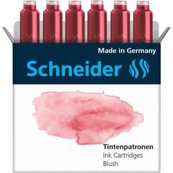 Schneider Schreibgeräte Pastel ink cartridge 6 pc(s) Original Red