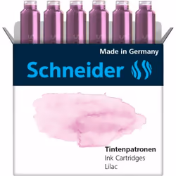 Schneider Schreibgeräte Pastel, Violet, Dye-based ink, 6 pc(s), Combo pack
