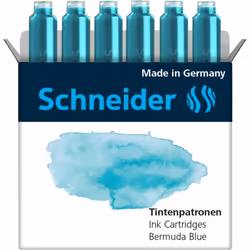 Schneider Schreibgeräte Pastel, Blue, Dye-based ink, 6 pc(s), Combo pack