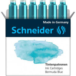 Schneider Schreibgeräte Pastel ink cartridge 6 pc(s) Original Blue