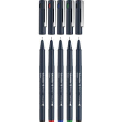 Schneider Schreibgeräte Pictus fineliner Black, Blue, Green, Red 5 pc(s)