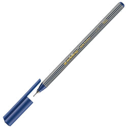 Edding 55 Fineliner Drawing Pen - 0.3mm Neddle Point Nib - Steel Blue Ink - Single