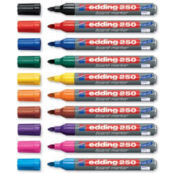 Edding 250 marker 10 pc(s) Bullet tip Black