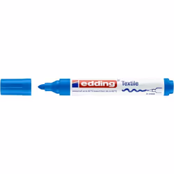 Edding 4500, Light Blue, Bullet tip, Blue, White, 2 mm, 3 mm, Water-based ink