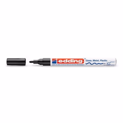 Drawing and decorating on smooth surfaces has never been easier when using edding paint markers. This gloss paint marker is t ...