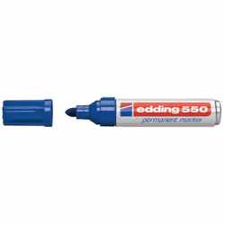 Edding 000927-003, Blue, Bullet tip, Blue, White, Plastic, 3 mm, 4 mm