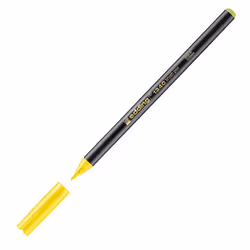 Edding 1340 Artist Brush Felt Fibre Tip Pen - Brush Style Tip - Yellow Ink - Single