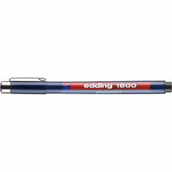 Edding 1800 Profipen Fineliner Drawing Pen - 0.1mm - Black Ink - Single