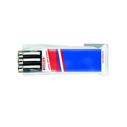Edding E-1800 fountain pen Cartridge filling system Black, Stainless steel 3 pc(s)