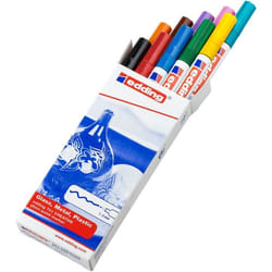 Edding 751 Black, Blue, Brown, Green, Light Blue, Orange, Pink, Red, Violet, Yellow 10 pc(s)