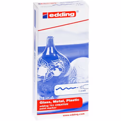 Edding 751 Black, Blue, Brown, Green, Light Blue, Orange, Pink, Red, Violet, Yellow 10 pc(s)