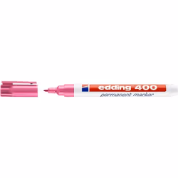 Edding 400, Pink, Bullet tip, Multicolour, Polypropylene (PP), Medium, 1 mm