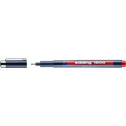 Edding 1800 Capped gel pen Fine Red 1 pc(s)