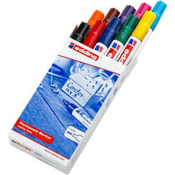Edding 3300 permanent marker Chisel tip Black, Blue, Brown, Green, Light Blue, Orange, Pink, Purple, Red, Yellow 10 pc(s)