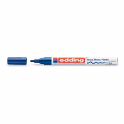 Drawing and decorating on smooth surfaces has never been easier when using edding paint markers. This gloss paint marker is t ...