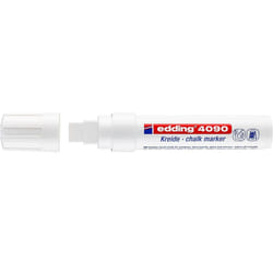 Edding 4090 chalk marker Chisel White 5 pc(s)