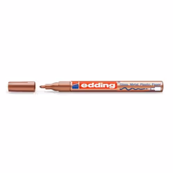 Edding 751, Bronze, Bullet tip, Copper, White, Aluminium, Fine, 1 mm