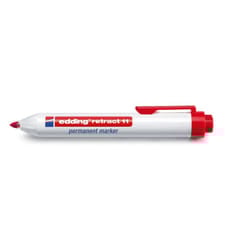 Edding retract 11 permanent marker Bullet tip Red