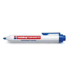 Edding retract 11 permanent marker Bullet tip Blue