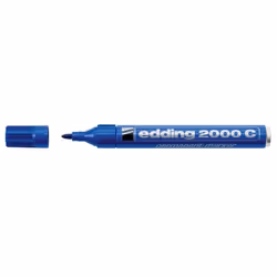 Edding 4-2000C 003, Blue, Chisel tip, Blue, Aluminium, 1.5 mm, 3 mm