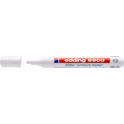 Edding 8900, 1 pc(s), Bullet tip, White, Plastic, Round, 1.5 mm