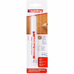 Edding 8900, White, Fine tip, White, Plastic, Bold, 1.5 mm