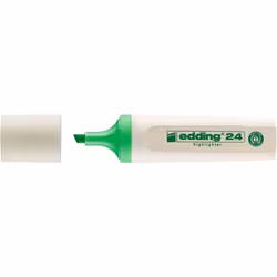 Edding 24 EcoLine, 1 pc(s), Light Green, Chisel tip, Green, White, 5 mm, Germany