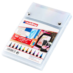 edding 10-piece Calligraphy Brush Pen Multicolour 1340 Drawing Writing Marker