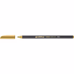 Edding 4-1200053, Fine, 1 colours, Gold, Bullet tip, 1 mm, 1 mm