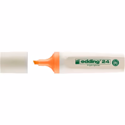 Edding 24 EcoLine, 1 pc(s), Orange, Chisel tip, Water-based ink, Germany
