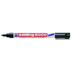 Edding 8000 Freeze Permanent Marker Bullet Tip 1mm Line Black (Pack 5)