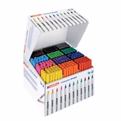 Edding Colour Pen Broad Assorted Colours Classpack (Pack 288) - 4-5191
