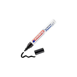 edding 750 gloss paint marker - black - 1 paint marker - round tip 2-4 mm - paint pen for glass, pebbles, wood, plastic, paper - waterproof, high
