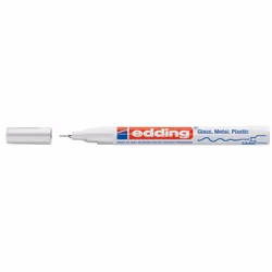 Edding 780, White, Fine tip, White, Aluminium, Fine, 0.8 mm